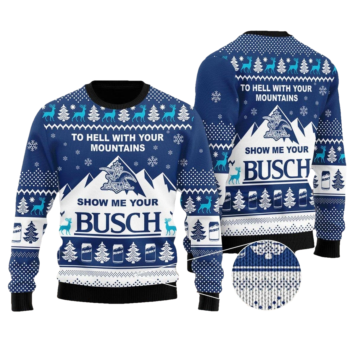Show Me Your Bucsh Beer Christmas Ugly Sweater - Moonbestprint
