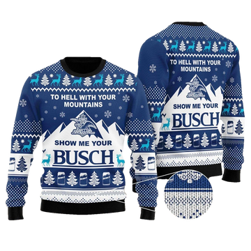 Show Me Your Bucsh Beer Christmas Ugly Sweater - Moonbestprint