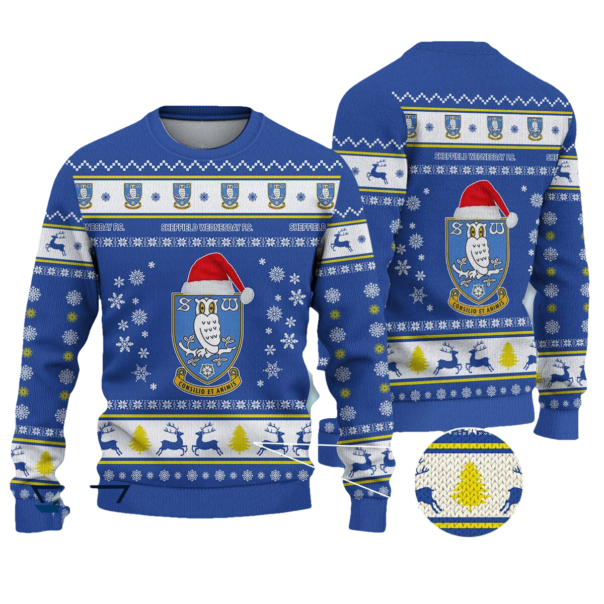 Sheffield Wednesday Christmas Ugly Sweater - Moonbestprint
