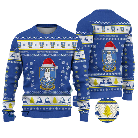 Sheffield Wednesday Christmas Ugly Sweater - Moonbestprint