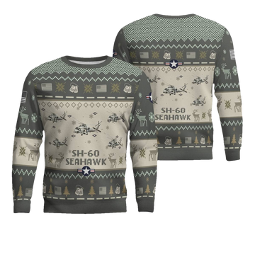 SH-60 Seahawk SH60 Aircraft Ugly Sweater - Moonbestprint