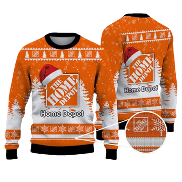 Santa Claus Home Depot Ugly Christmas Sweater - Moonbestprint