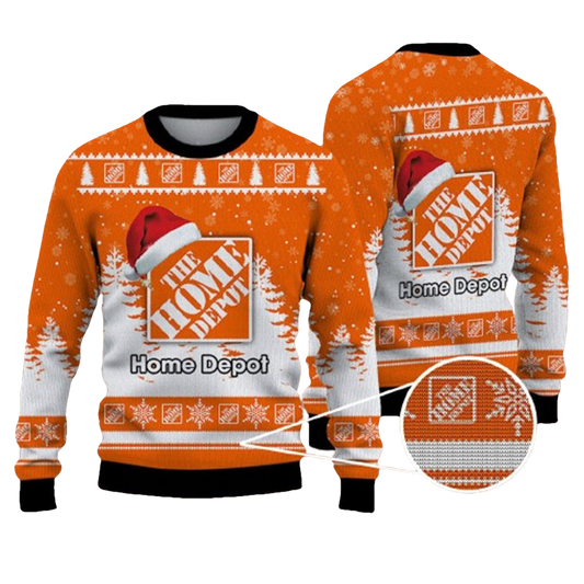 Santa Claus Home Depot Ugly Christmas Sweater - Moonbestprint