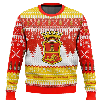 San Miguel United Kingdom Beer Ugly Christmas Sweater - Moonbestprint