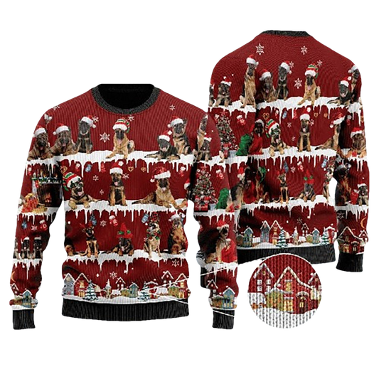 Rottweiler Ugly Christmas Sweater - Moonbestprint