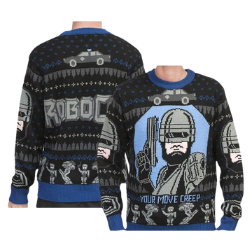 Robocop Your Move Creep Ugly Christmas Sweater - Moonbestprint