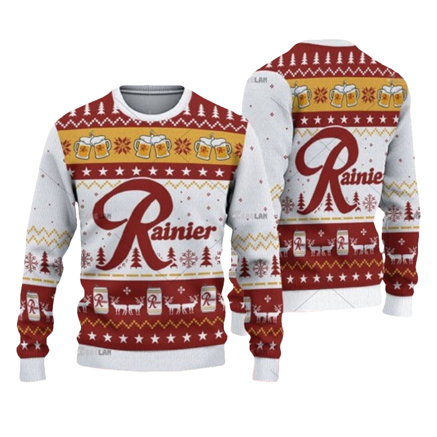 Rainier Beer Ugly Christmas Sweater - Moonbestprint