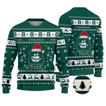 Plymouth Argyle Ugly Christmas Sweater - Moonbestprint