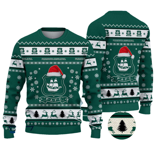 Plymouth Argyle Ugly Christmas Sweater - Moonbestprint