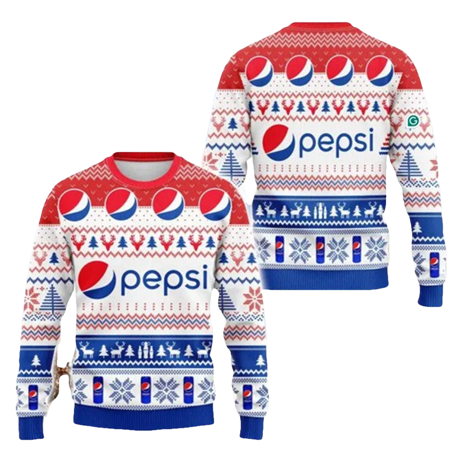 Pepsi Ugly Christmas Sweater - Moonbestprint