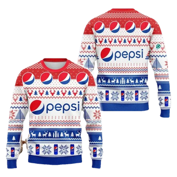 Pepsi Ugly Christmas Sweater - Moonbestprint