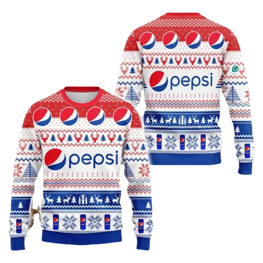 Pepsi Ugly Christmas Sweater - Moonbestprint