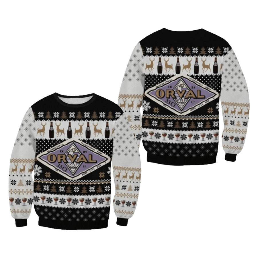 Orval Beer Ugly Christmas Sweater - Moonbestprint