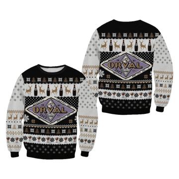 Orval Beer Ugly Christmas Sweater - Moonbestprint