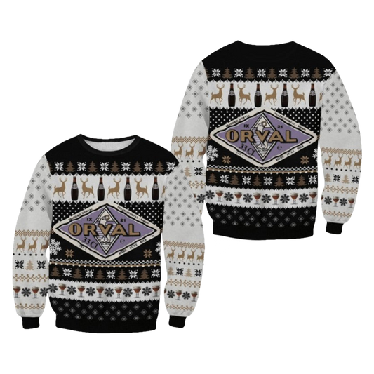 Orval Beer Ugly Christmas Sweater - Moonbestprint