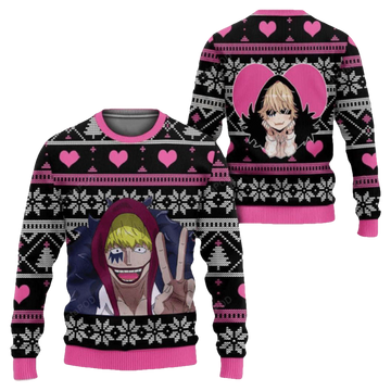 One Piece Donquixote Doflamingo Ugly Christmas Sweater - Moonbestprint