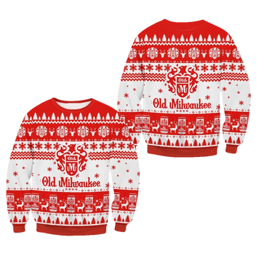 Old Milwaukee Beer Ugly Christmas Sweater - Moonbestprint
