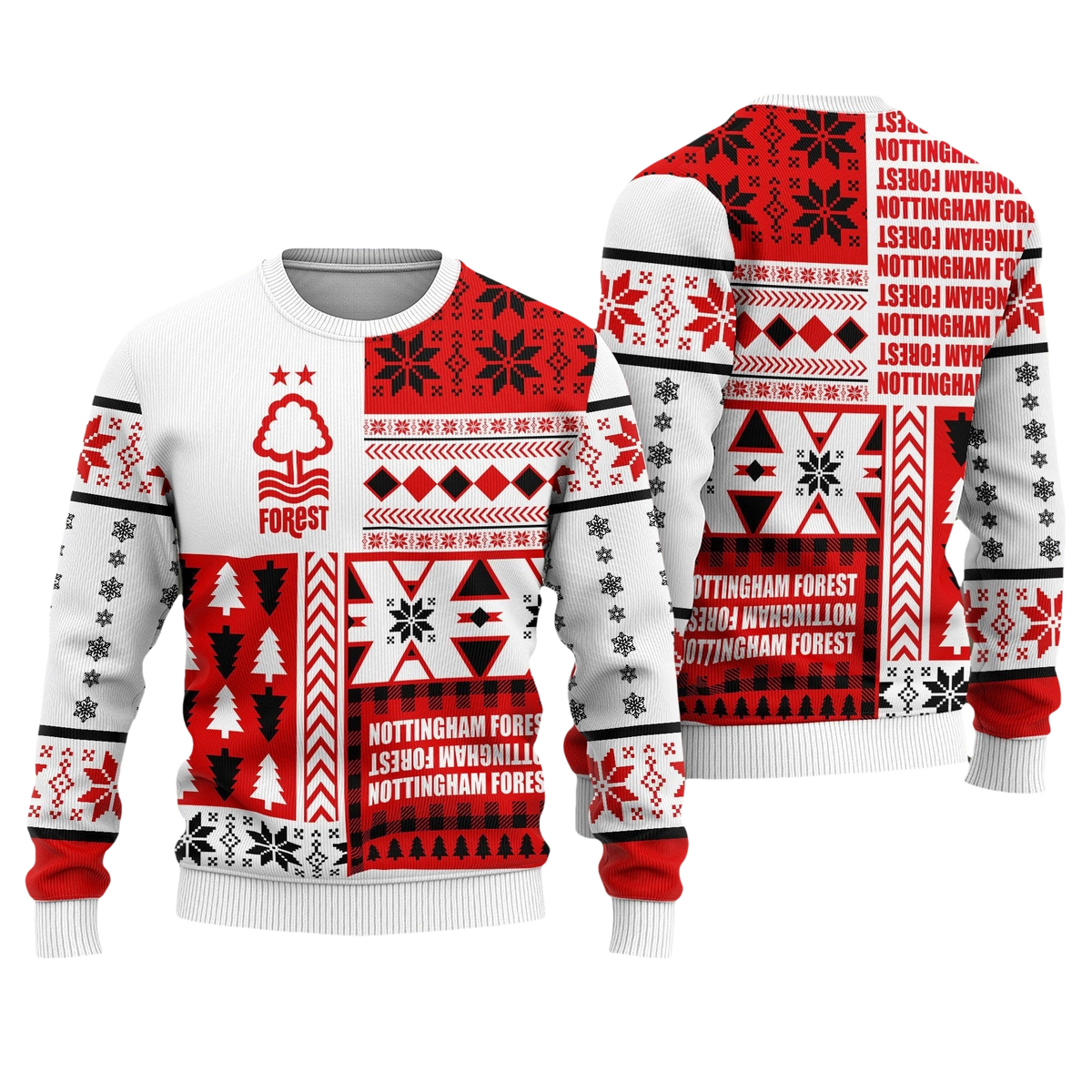 Nottingham Forest Ugly Christmas Sweater - Moonbestprint