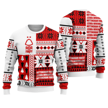 Nottingham Forest Ugly Christmas Sweater - Moonbestprint