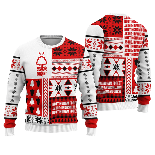 Nottingham Forest Ugly Christmas Sweater - Moonbestprint