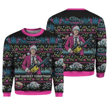 National Lampoons Vacation Hap Hapiest Christmas Sweater - Moonbestprint