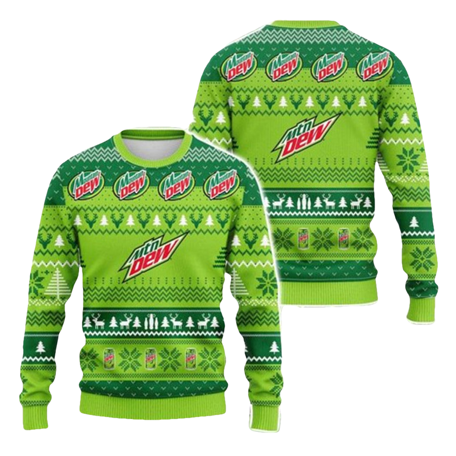 Mtn Dew Moutain Dew Ugly Christmas Sweater - Moonbestprint
