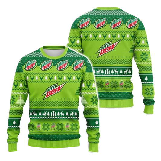 Mtn Dew Moutain Dew Ugly Christmas Sweater - Moonbestprint