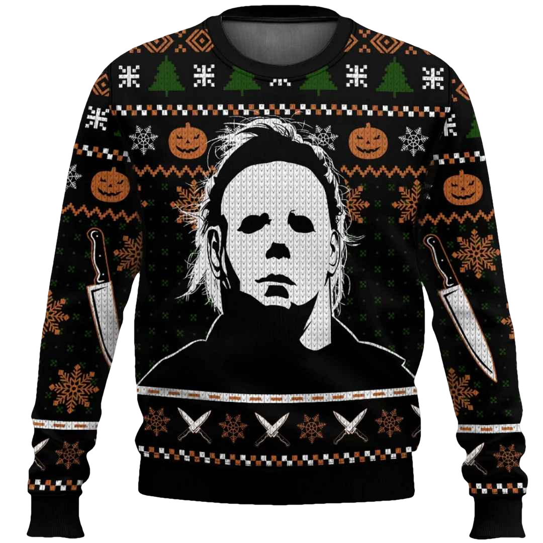 Michael Myers Ugly Christmas Sweater - Moonbestprint
