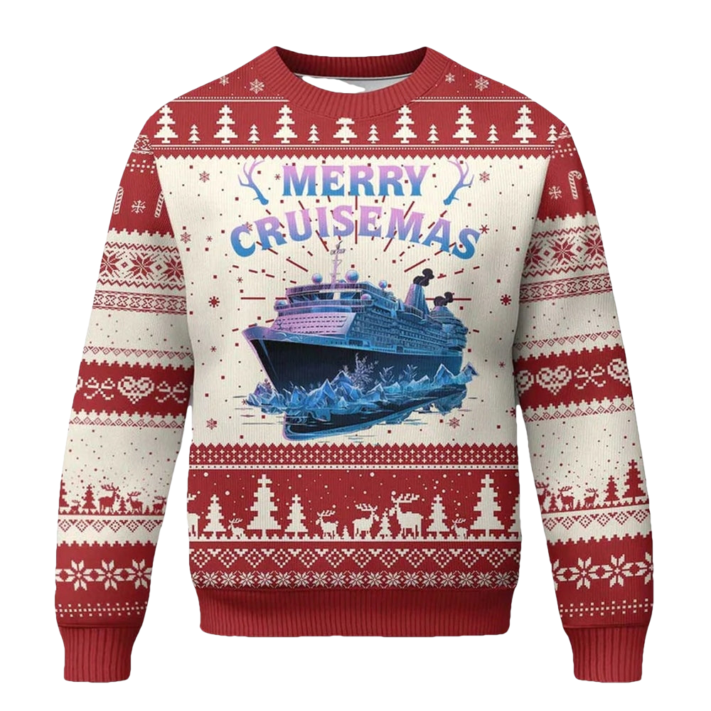 Merry Cruisemas Ugly Christmas Sweater - Moonbestprint