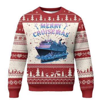 Merry Cruisemas Ugly Christmas Sweater - Moonbestprint