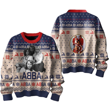 Merry Christmas ABBA Ugly Sweater Jumper - Moonbestprint