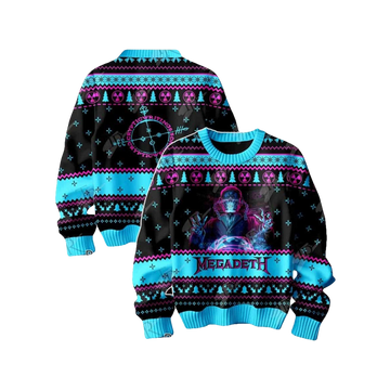 Megadeth Cryptic Ugly Christmas Sweater - Moonbestprint
