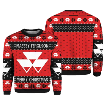 Massey Ferguson Ugly Christmas Sweater - Moonbestprint