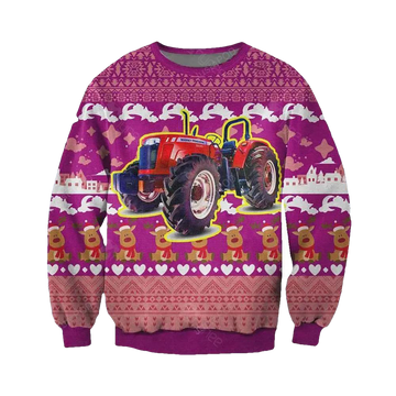 Massey Ferguson Tractor Ugly Christmas Sweater - Moonbestprint