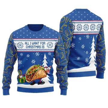 Love Taco Ugly Christmas Sweater - Moonbestprint