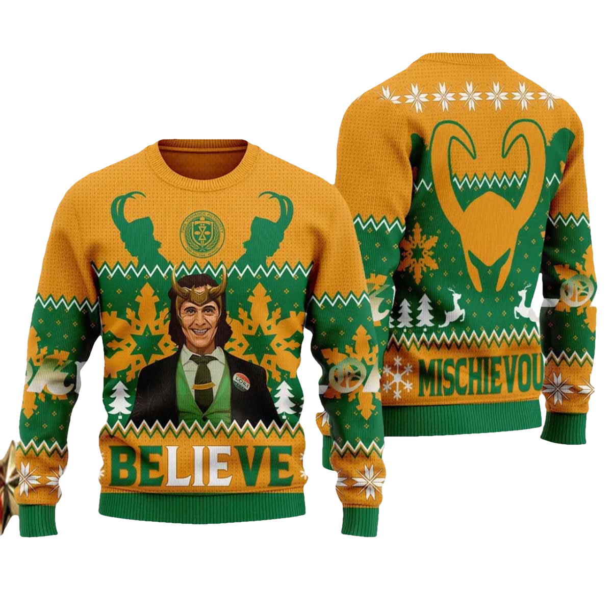 Loki Believe Ugly Christmas Sweater - Moonbestprint