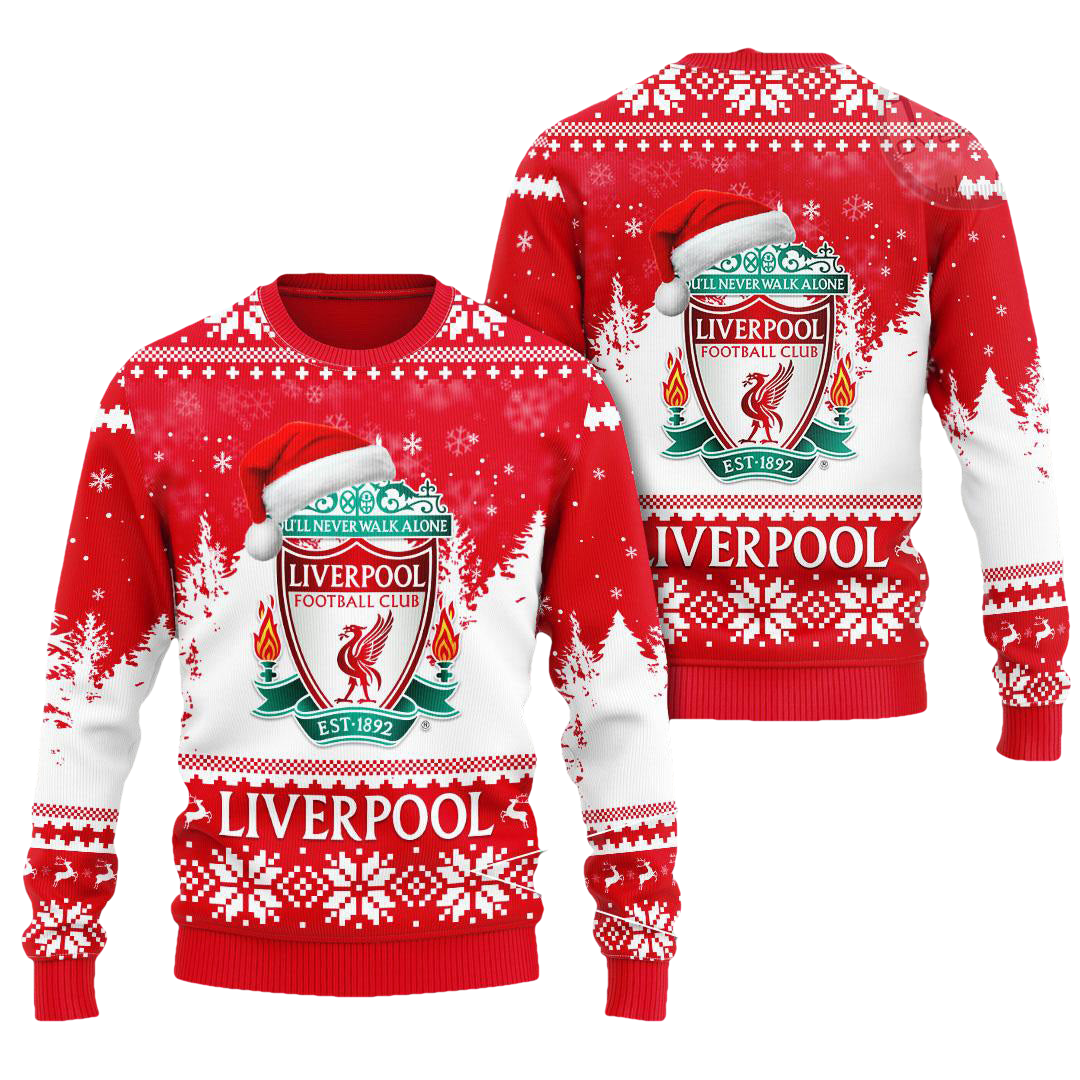 Liverpool Footbal Ugly Christmas Sweater - Moonbestprint