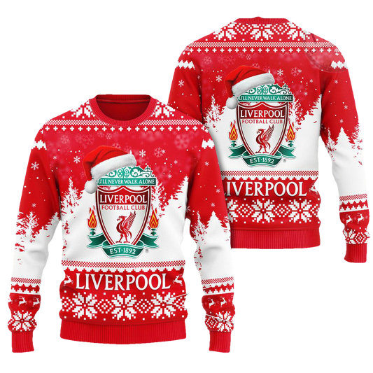 Liverpool Footbal Ugly Christmas Sweater - Moonbestprint