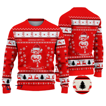 Lincoln City Christmas Ugly Sweater - Moonbestprint