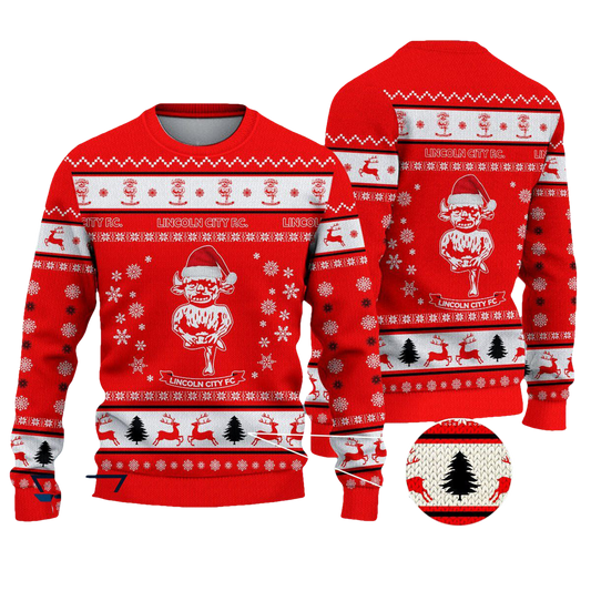Lincoln City Christmas Ugly Sweater - Moonbestprint