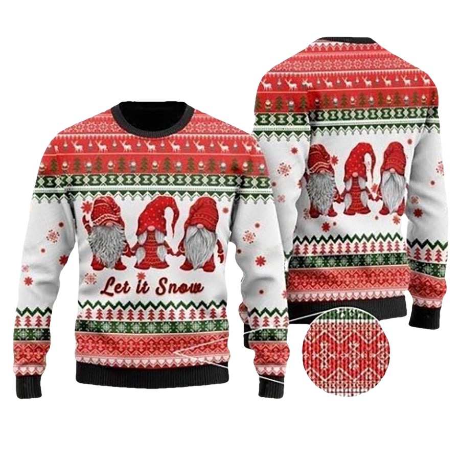 Let It Snow Ugly Christmas Sweater - Moonbestprint