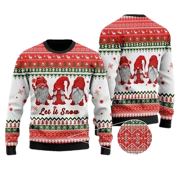 Let It Snow Ugly Christmas Sweater - Moonbestprint