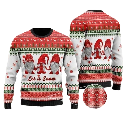 Let It Snow Ugly Christmas Sweater - Moonbestprint