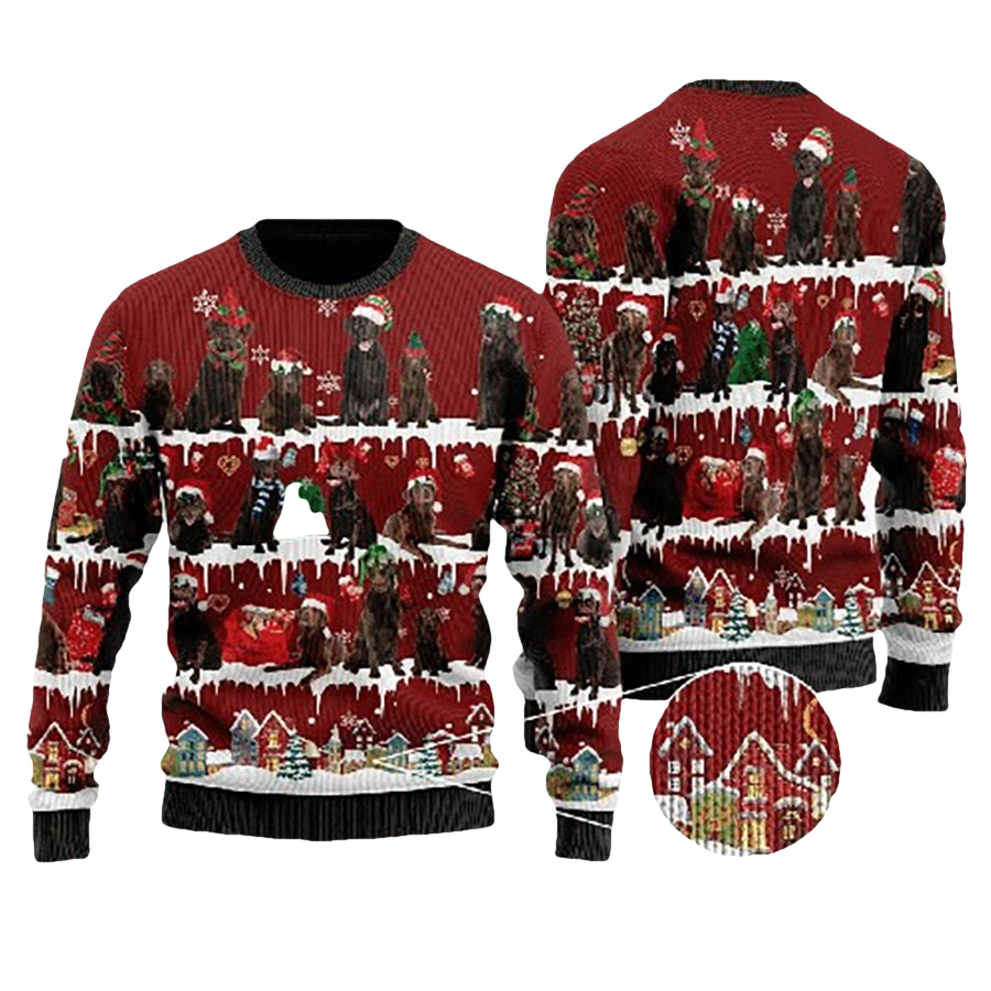 Labrador Dog Ugly Christmas Sweater - Moonbestprint
