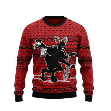 Krampus The Christmas Devil Ugly Christmas Sweater - Moonbestprint