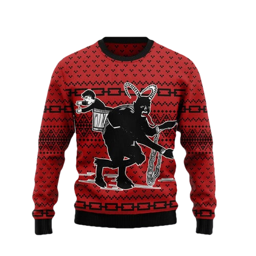 Krampus The Christmas Devil Ugly Christmas Sweater - Moonbestprint