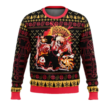Katsuki Bakugo My Hero Academia Ugly Christmas Sweater - Moonbestprint