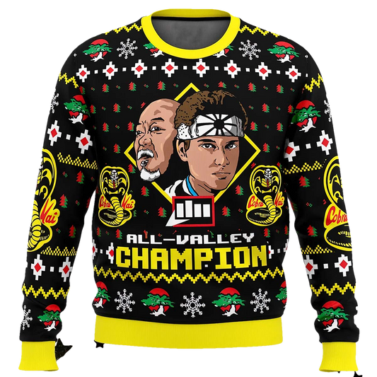 Karate Kid Cobra Kai Ugly Christmas Sweater - Moonbestprint