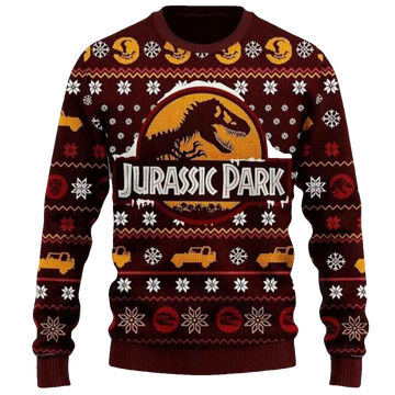 Jurassic Park Ugly Christmas Sweater - Moonbestprint