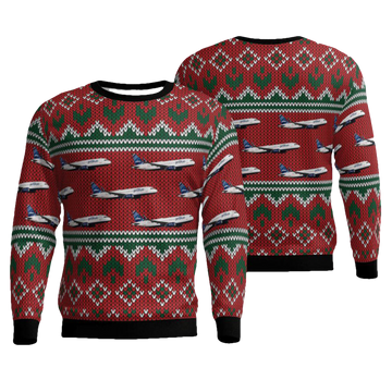 Jetblue Airways Airbus A320 Ugly Christmas Sweater - Moonbestprint